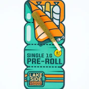 Lakeside Cannabis- Jacked Up Boof Kief Coated Infused PreRoll 1g 24%THC