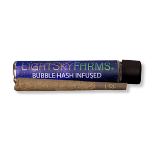 LIGHT SKY FARMS - LSF Sherb Cream Pie x BluMosa Bubble Hash Infused Preroll 1g