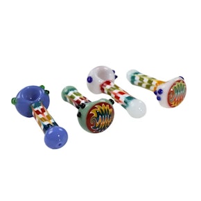 5" Wig Wag and Wrap n Rake Hand Pipe