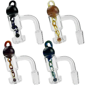 Accessory - 14mm Terp Slurp Quartz Banger with Bowl Chain Set