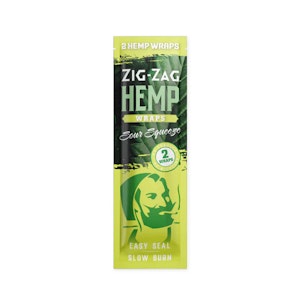 Zig Zag - Paper/Cones - Zig Zag Hemp Wraps Sour Squeeze 2pk