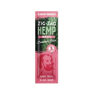 Zig Zag - Paper/Cones - Zig Zag Hemp Wraps Summer Slice 2pk