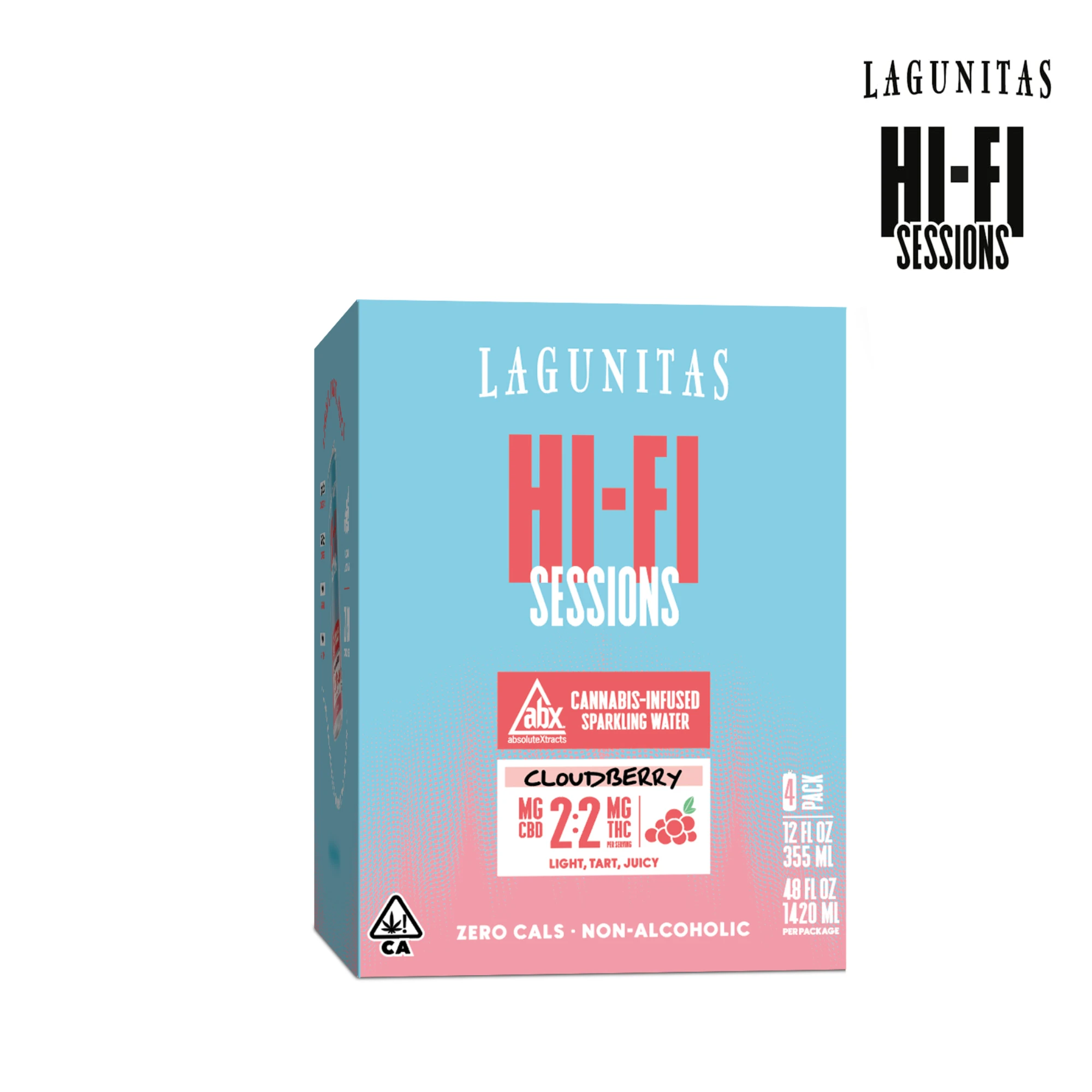 Hi-Fi Hops - Cloudberry Seltzer (4pk) Main Image
