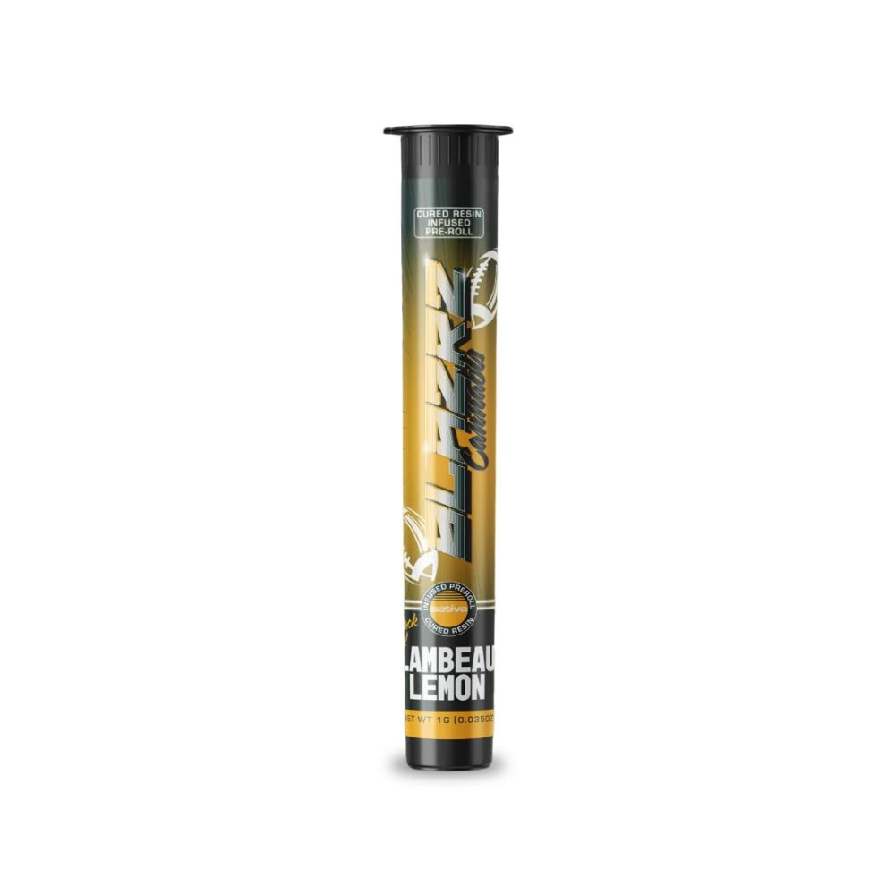 Blazrz - Lambeau Lemon 1g Infused Preroll - BLAZRZ Main Image