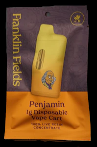 FRANKLIN FIELDS - FF LIVE RESIN VAPE CART SATIVA LAMB'S BREATH 1G