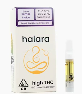 HALARA - Halara 1g Lava Berries Cartridge 