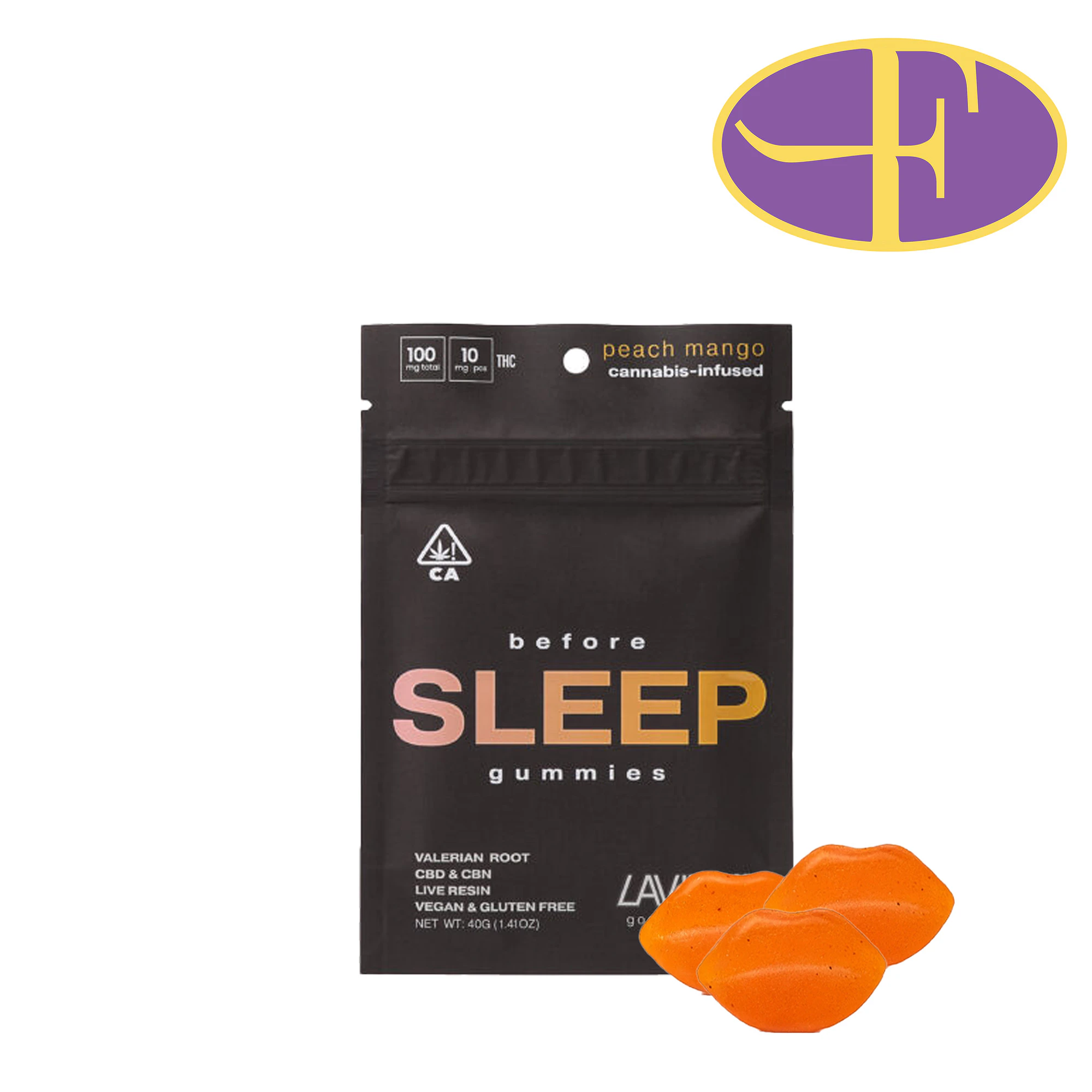 Lavinia - Peach Mango After Sex Gummies Main Image