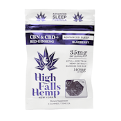 Advanced Sleep - Blueberry (CBN+CBD) - Gummies - Edibles - 4pk x 35mg | 140mg | High Falls Hemp NY