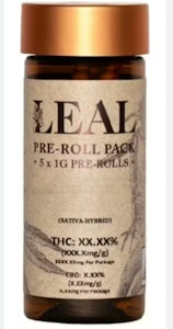 Leal - Garlic Budder | Pre-rolls | 1g/5-pack | Leal