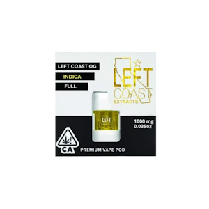 LEFT COAST EXTRACTS - Left Coast OG | 1g pod (I)