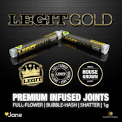 Legit Gold | Cherry Blossom OG | Infused Pre-roll |DOH|1g