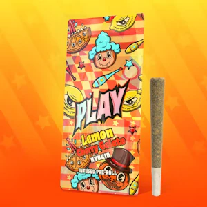 PLAY - Play - Lemon Cherry Gelato 1.2G Infused Pre-Roll