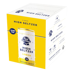 Pabst Labs - Lemon | High Seltzer 12oz (4pk) 10mg THC | Pabst Labs