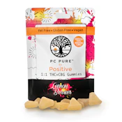 PC Pure Lemon Berries THC:CBG Gummies 200mg