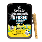 Lemon Burst (S) | .65g 5pk Jefferey Diamond Infused Joint | West Coast Cure