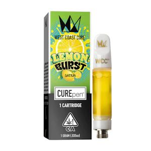 WEST COAST CURE - Lemon Burst (S) | 1g CUREpen Vape Cartridge | West Coast Cure