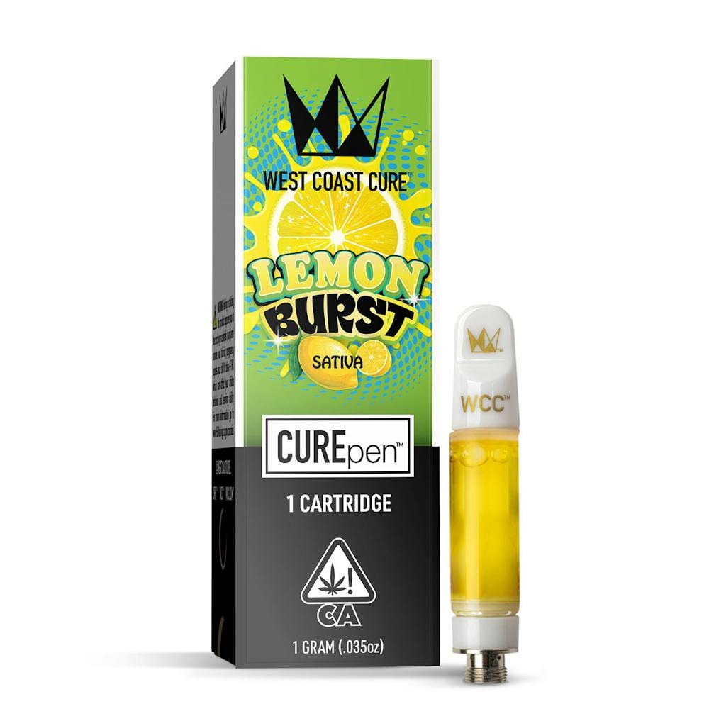 West Coast Cure Lemon Burst CUREpen Cartridge 1.0g