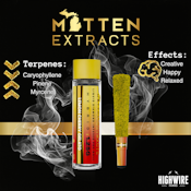 Mitten Extracts Lemon Cherry Gelato Infused Preroll 1.25g