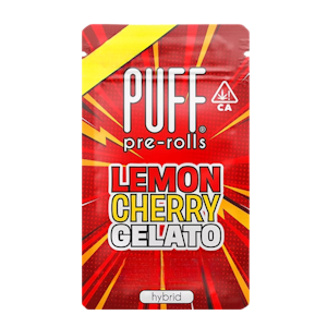 PUFF - Lemon Cherry Gelato (H) | 1g Preroll | Puff