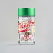 Lemon Cherry Gelato (H) 5pk x 0.6g - 3.0g - FJ-3 - Kief Infused - Prerolls - Jetpacks