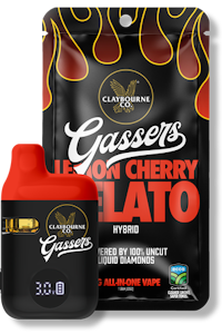 CLAYBOURNE CO. - 1g Lemon Cherry Gelato AIO Gassers - Claybourne