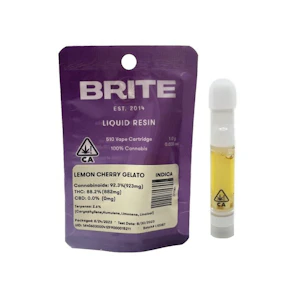 Brite Labs - Brite Labs Lemon Cherry Gelato Liquid Resin Cartridge 1.0g
