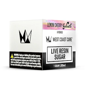 WEST COAST CURE - West Coast Cure Lemon Cherry Gelato Live Resin Sugar 1.0g
