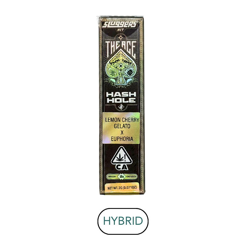 Sluggers - Sluggers - Hash Hole - Lemon Cherry Gelato x Euphoria - Infused Preroll - 2.0g Main Image