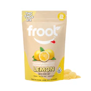 200mg 1:1 THC:THCv Lemon Gummies (10mg THC, 10mg THCv - 10 pack) - Froot