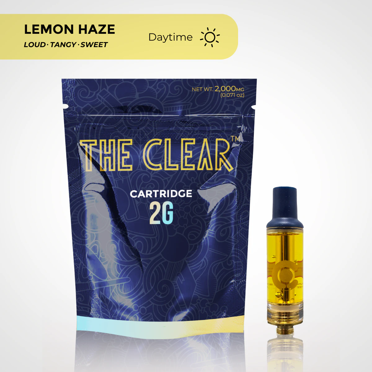 THE CLEAR - Lemon Haze Cartridge 2g Main Image