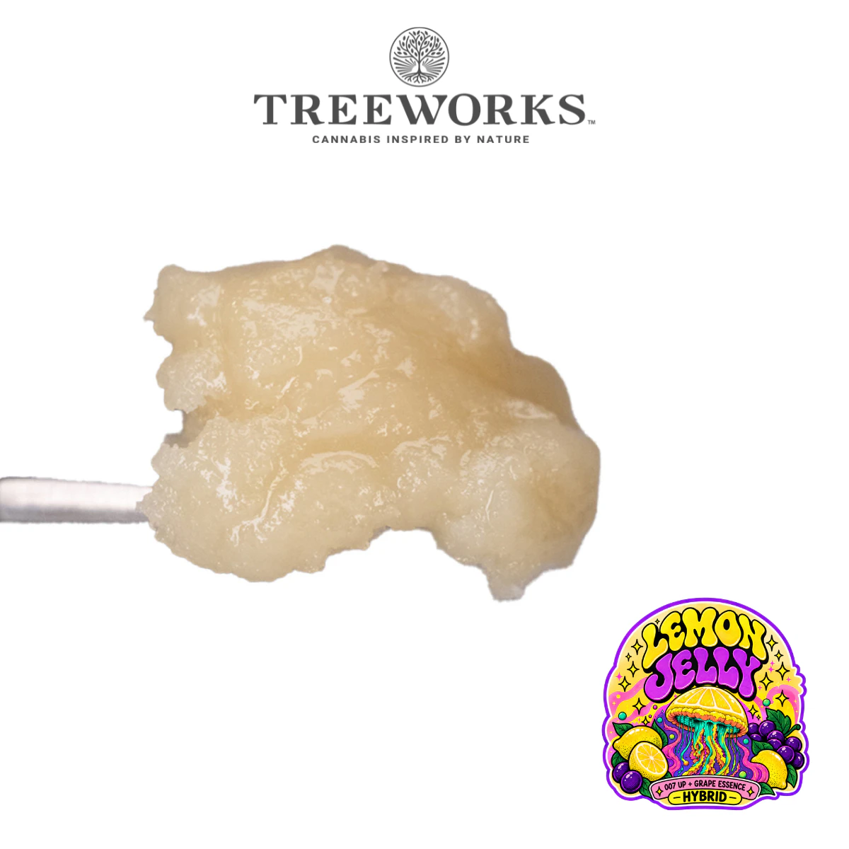 Treeworks - Lemon Jelly - 1g Live Hash Rosin - Treeworks Main Image