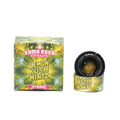 Lemon Kush Mintz (H) | 1g Live Rosin Concentrate | Soma Rose