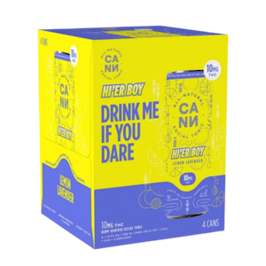 Cann Social Tonic - Lemon Lavender | Hi'er Boy 12oz (4pk) 10mg THC | Cann Social Tonic