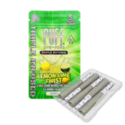 Lemon Lime Twist (S) | .5g 5pk Triple Infused Diamond Prerolls | Puff
