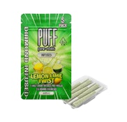 PUFF Lemon Lime Twist Diamond Infused Pre-Roll 5-Pack 2.5g