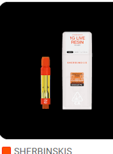 Sherbinski's - [Sherbinskis] Live Resin Cartridge - 1g - Lemon Matcha (S)