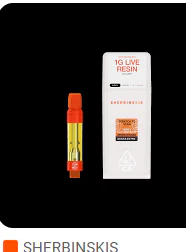 Sherbinskis - [Sherbinskis] Live Resin Cartridge - 1g - No Signal (S) Main Image