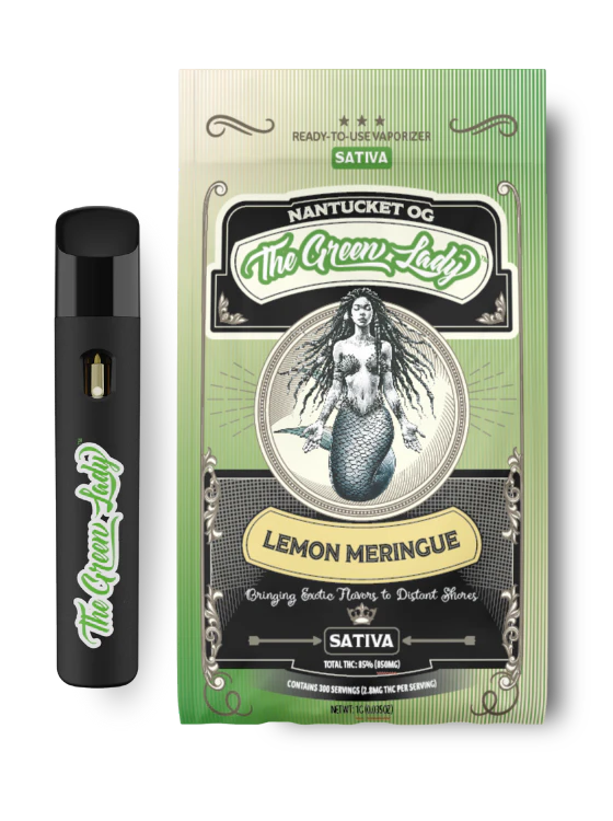 The Green Lady - The Green Lady - Lemon Meringue - AIO Vape - 1g Main Image