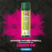 Lemon OG (H) 1pk x 1.25g - Loosies - Diamond Infused - Preroll - Bodega Boyz