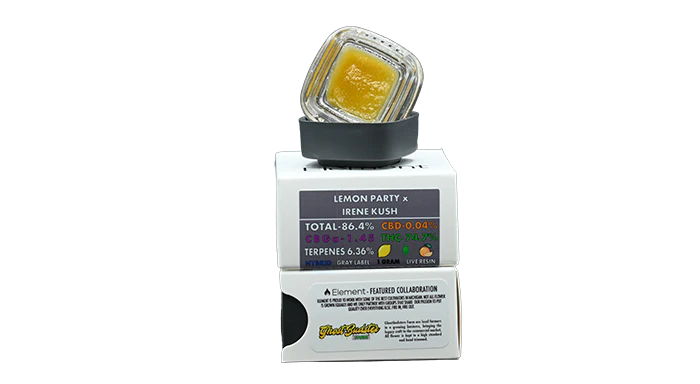 Element - Element-Lemon Party X Irene Kush-Live Resin-Hybrid-THC 74.7%-1G Main Image