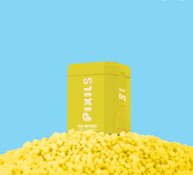 Lion Labs-Lemon Pixils- THC Infused Sugar Clusters-204.8mg THC