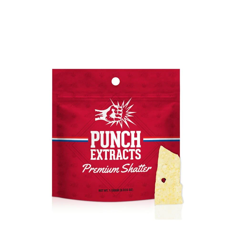 Punch Edibles - PUNCH Lemon Strudel BHO Shatter 1.0g Main Image