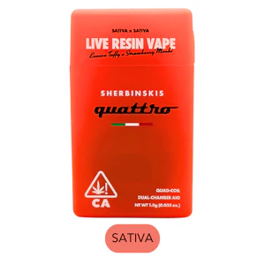 Sherbinskis - Sherbinskis - Quattro - Lemon Taffy x Strawberry Mochi - RTU - 1.0g