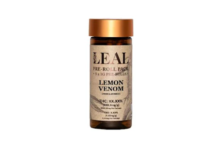 Leal - Lemon Venom | Pre-rolls | 1g 5pk | Leal