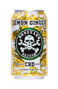 Boneyard Elixir - 12oz. 25mg CBD Beverage - Lemon Ginger Soda 