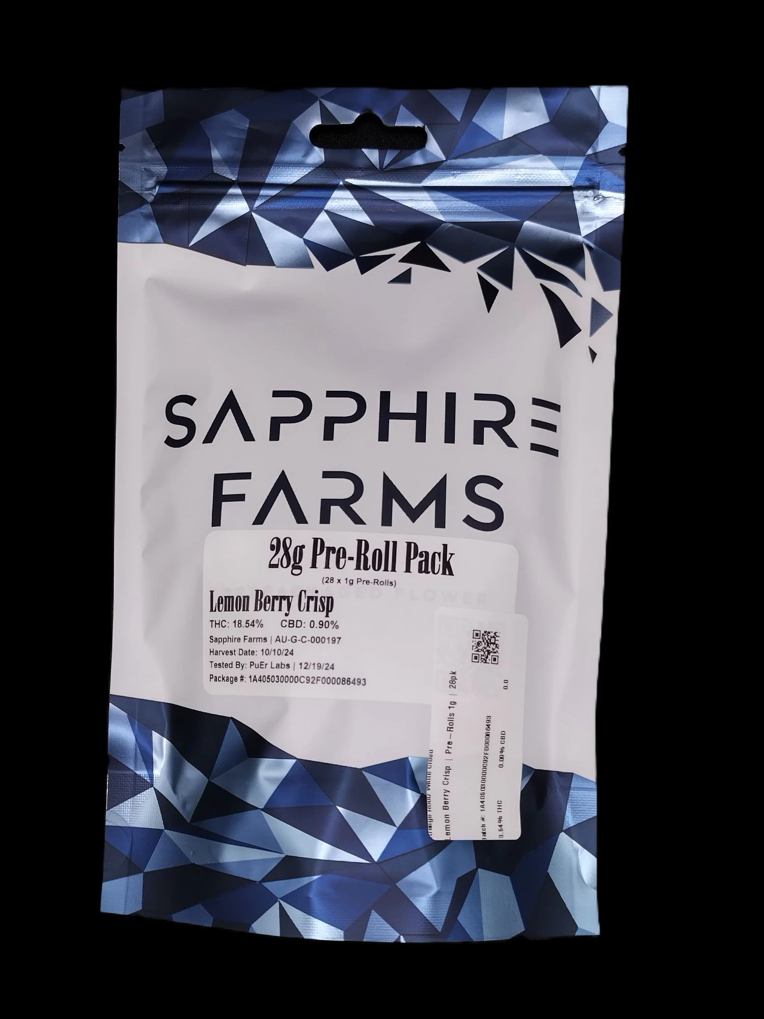 Sapphire - Lemon Berry Crisp | Pre-Rolls 1g | 28pk Main Image