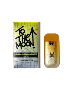 To The Moon - Lemon Cherry Gelato 1g Live Resin Disposable | To The Moon | Concentrate