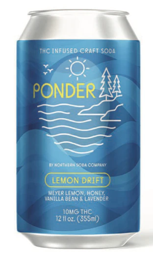 Ponder - Lemon Drift | 10mg THC Main Image
