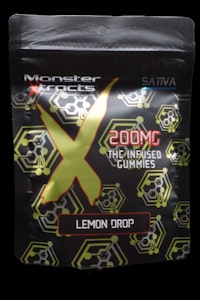 MONSTER XTRACTS - GUMMY - LEMON DROP - 200mg - MONSTER X