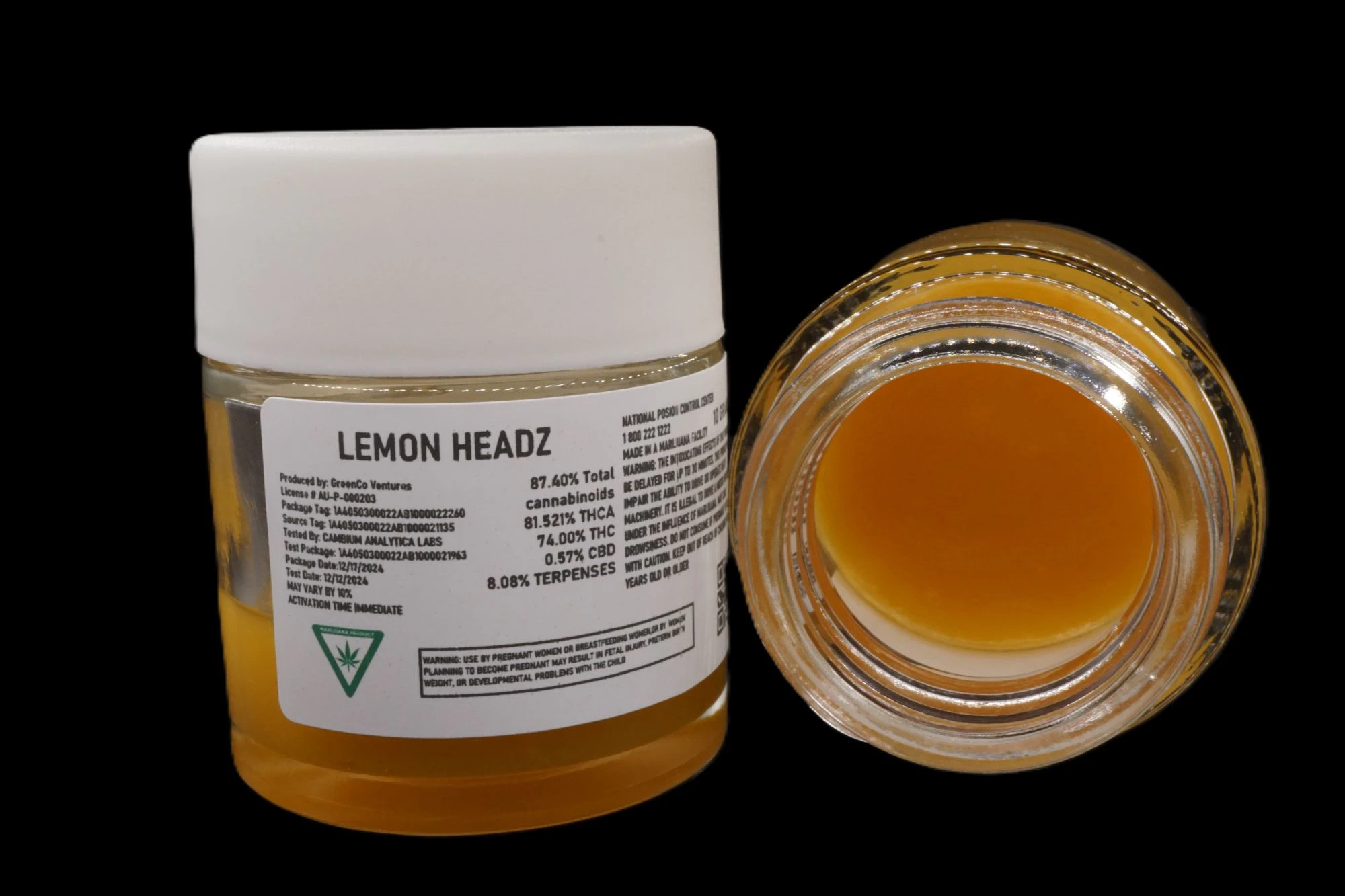 Greenco Ventures LLC - Lemon Headz 10g Jar Main Image